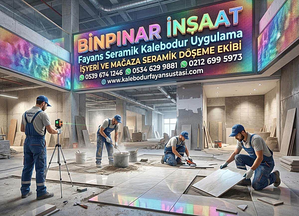 İŞYERİ VE MAĞAZA SERAMİK DÖŞEME EKİBİ