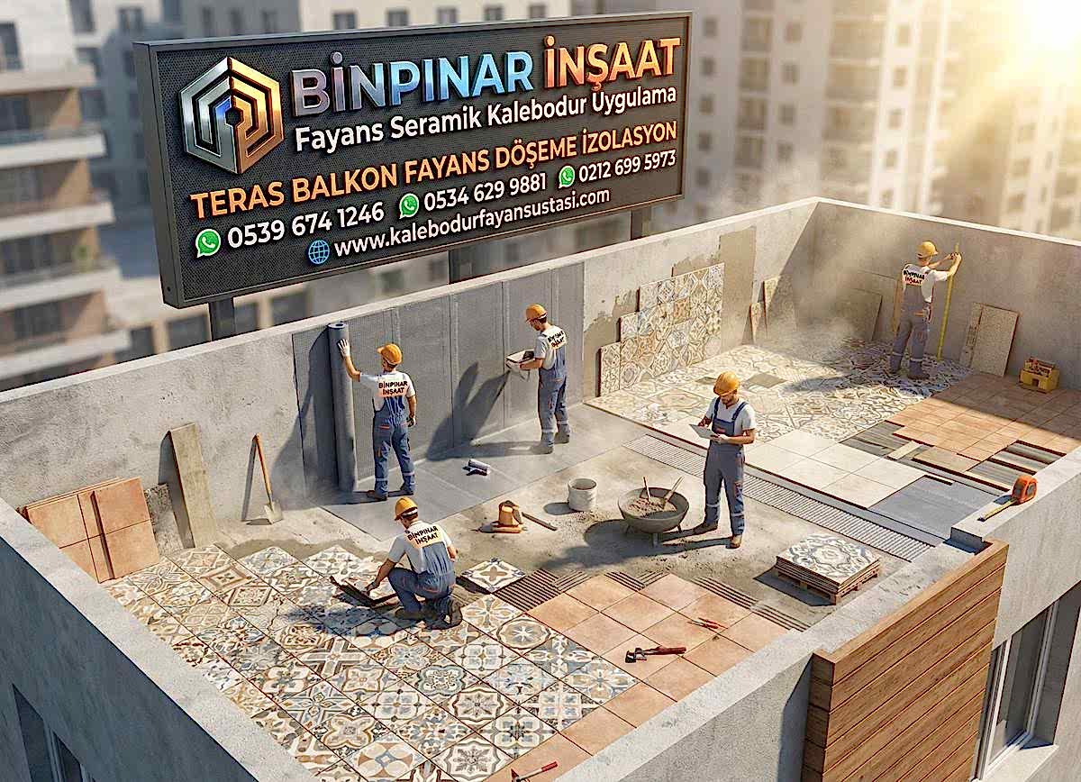 TERAS BALKON FAYANS DÖŞEME İZOLASYON